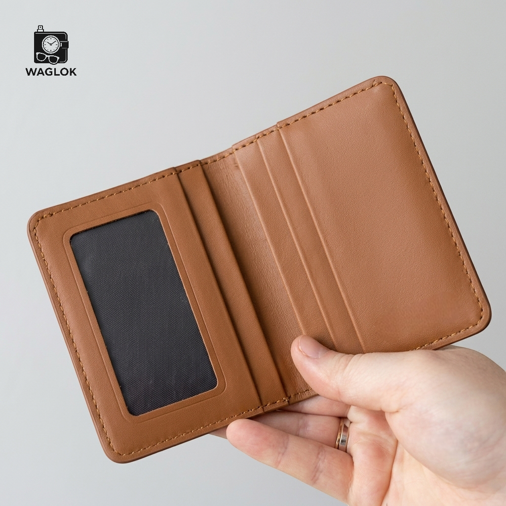 Designer Monogram Leather Wallet – Biege