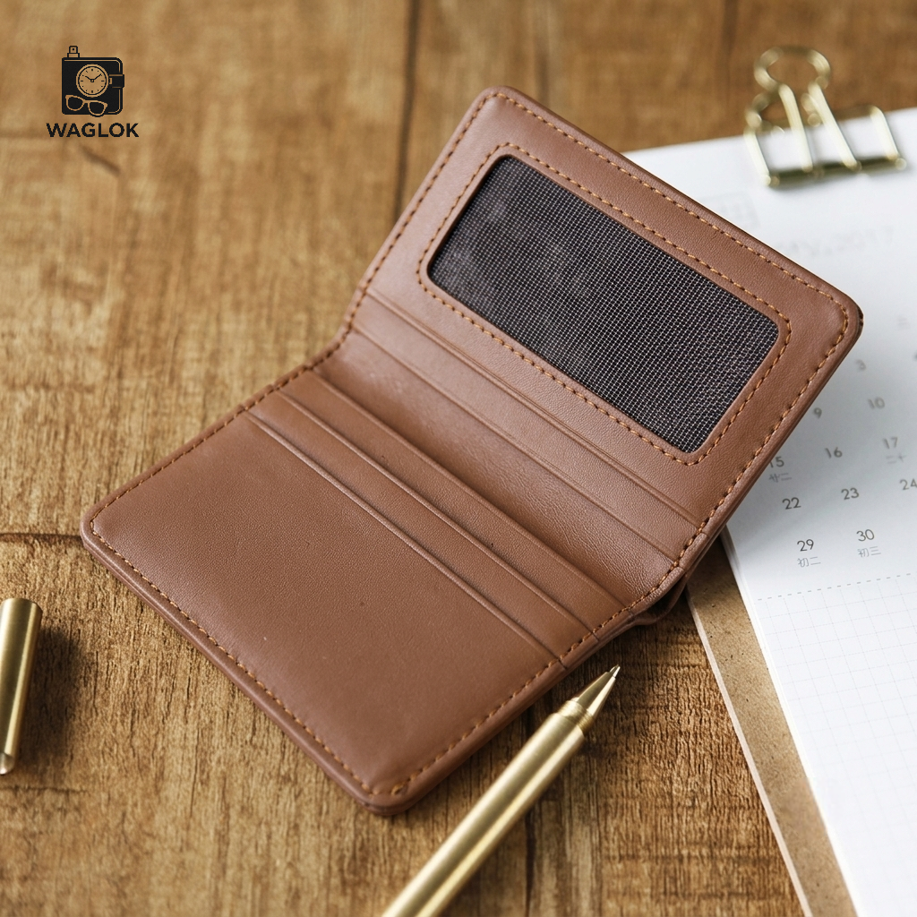 Designer Monogram Leather Wallet – Biege