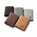 Trending M-Design RFID Wallet | Compact PU Card Holder with Coin Pocket Black