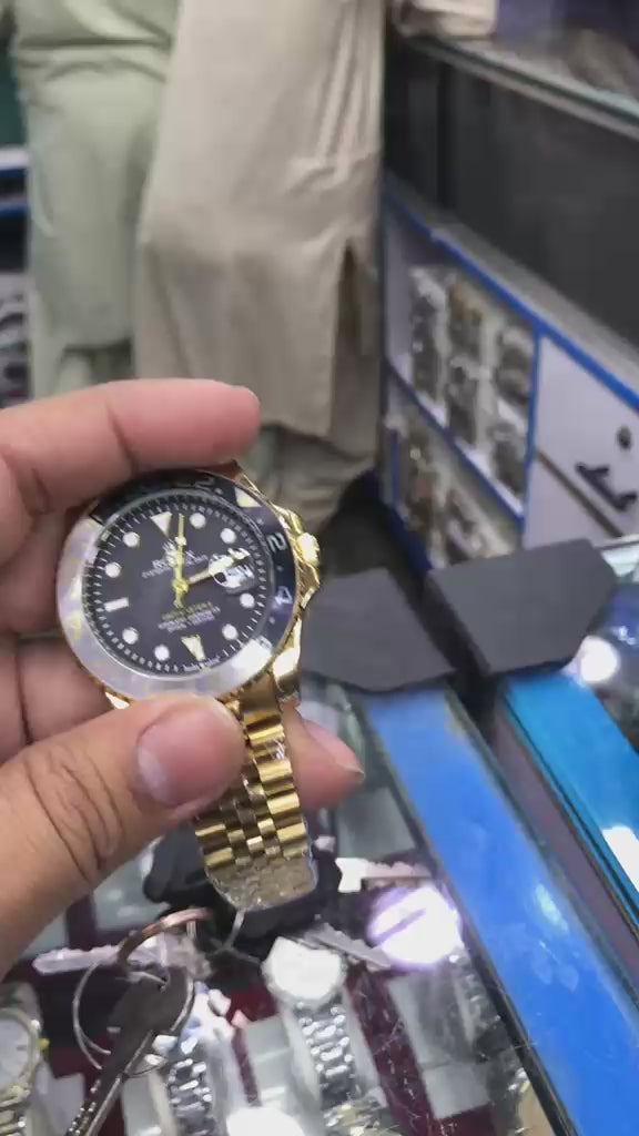 Rolex Watch Elegant Design Luxury Timepiece With Stylish Appearance And Reliable Performance For Everyday Wear - Golden Silver Rs 2,745