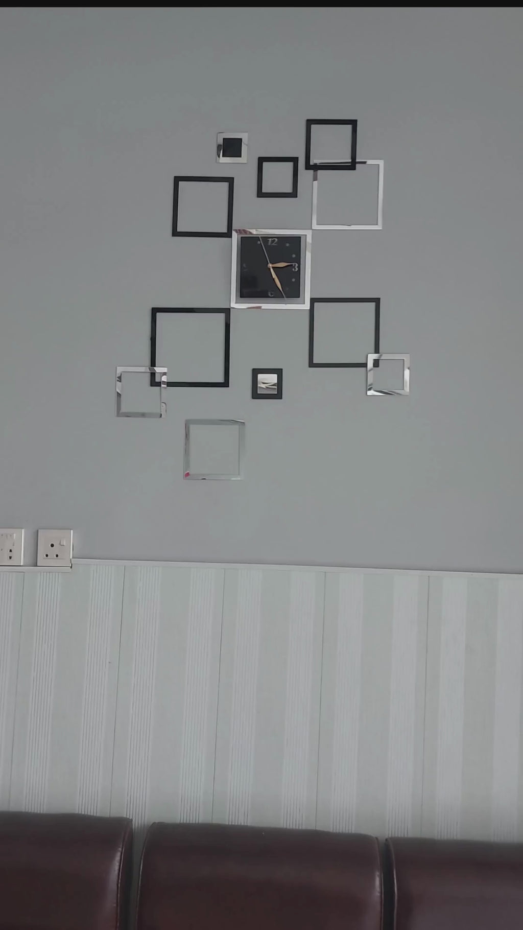3D Acrylic Decorative Wall Clock